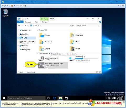 Skärmdump Virtual CD för Windows XP