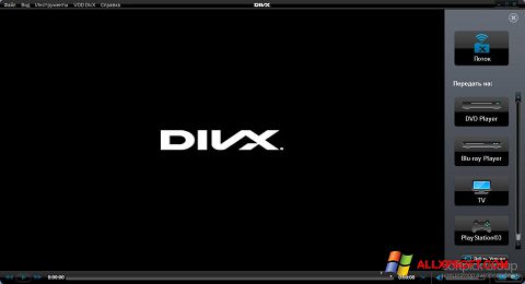 Skärmdump DivX Player för Windows XP